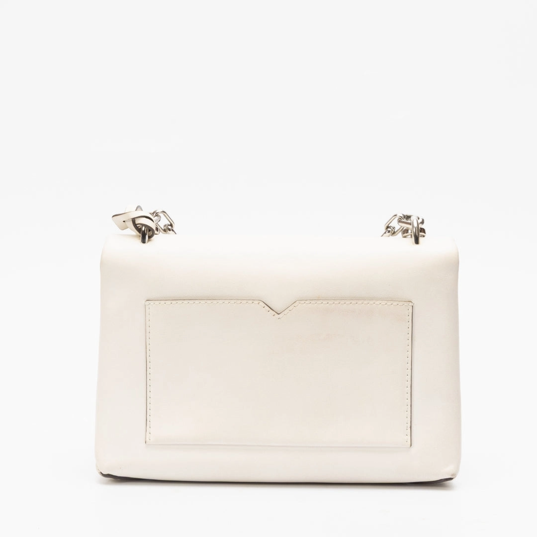 Michael Kors Optic White Cece Medium Cross Body Bag