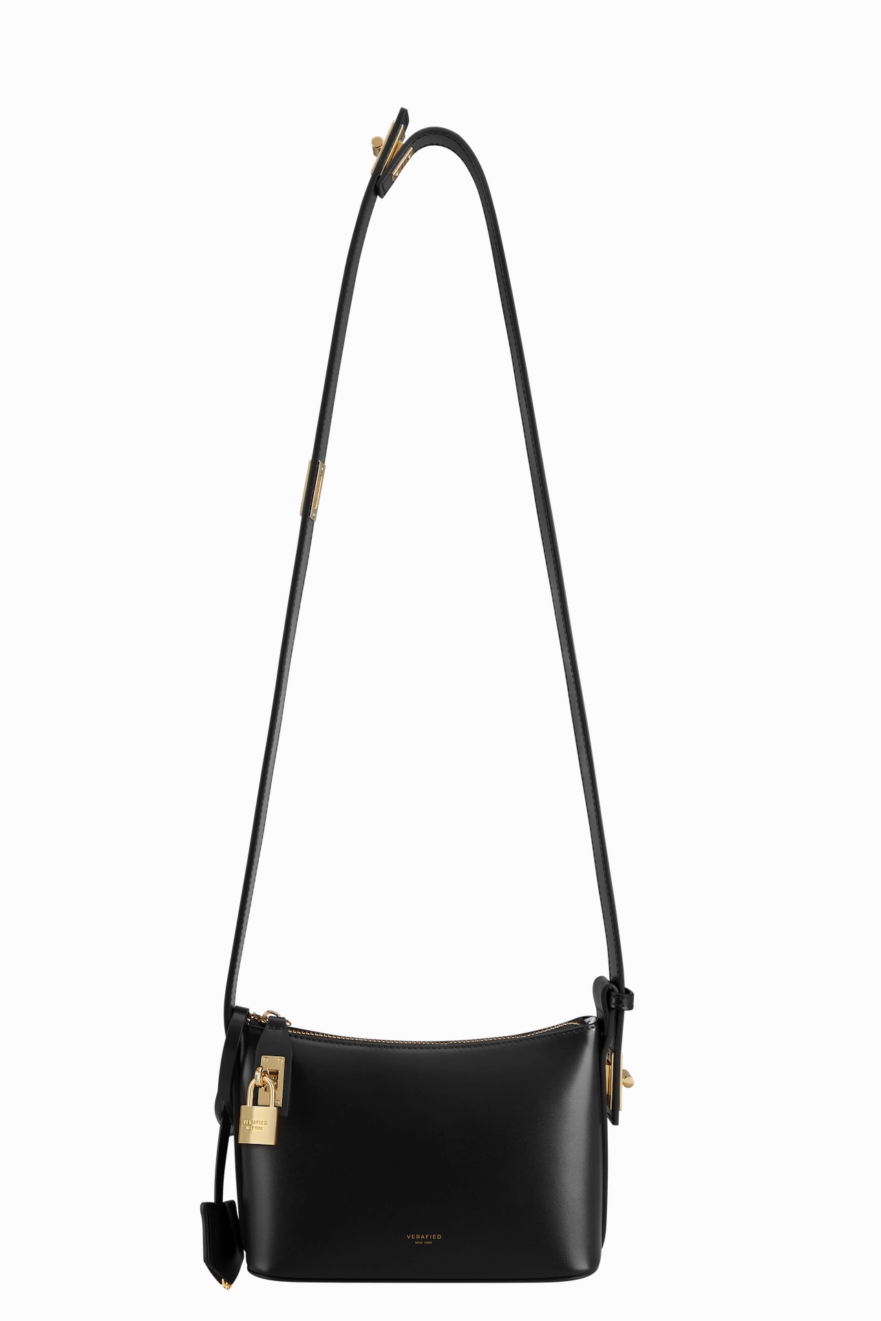Mini Gold Black Crossbody Extension Strap