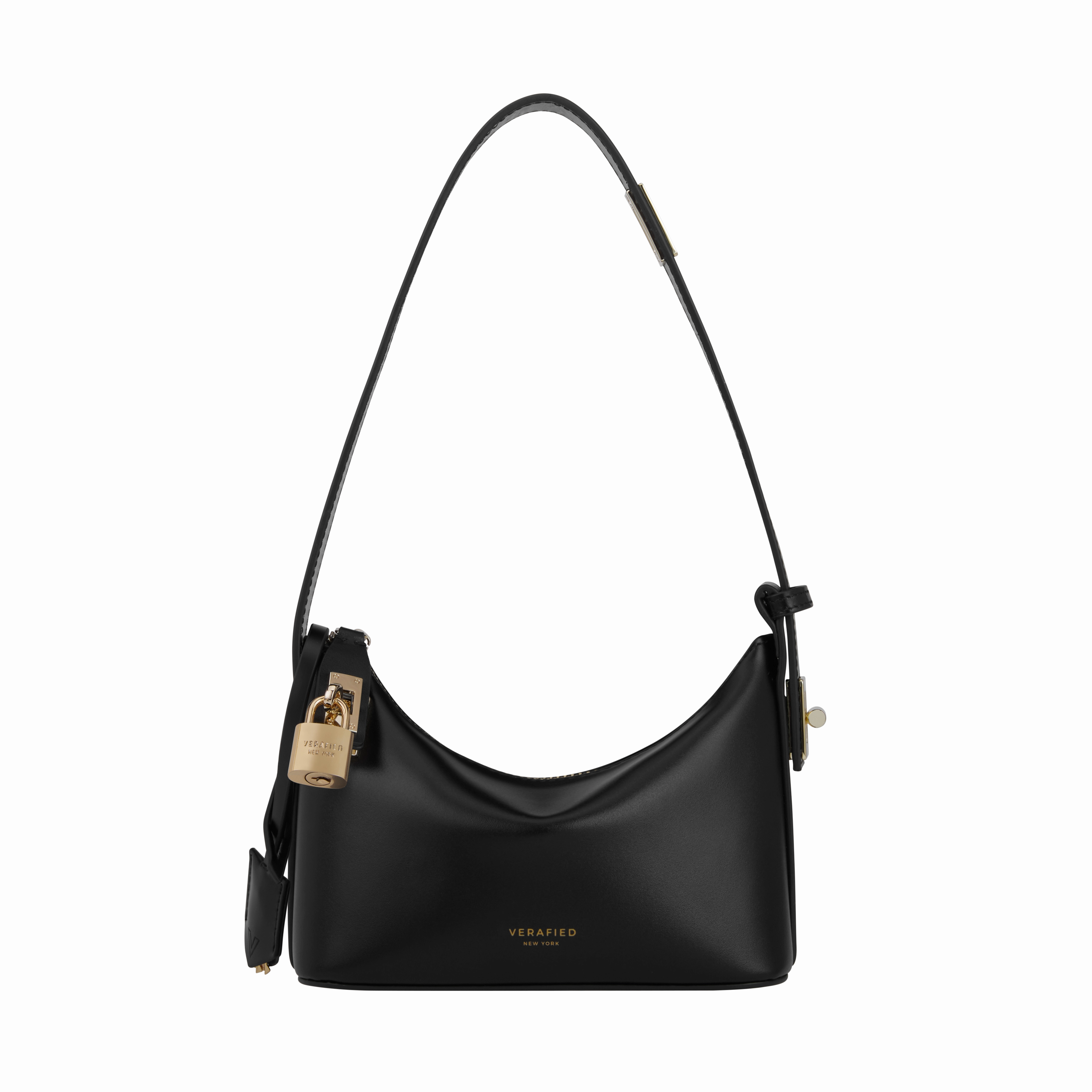 Mini Gold Black Hobo Bag