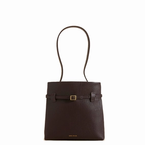 Mini Tote du Jour, Calf, Brown
