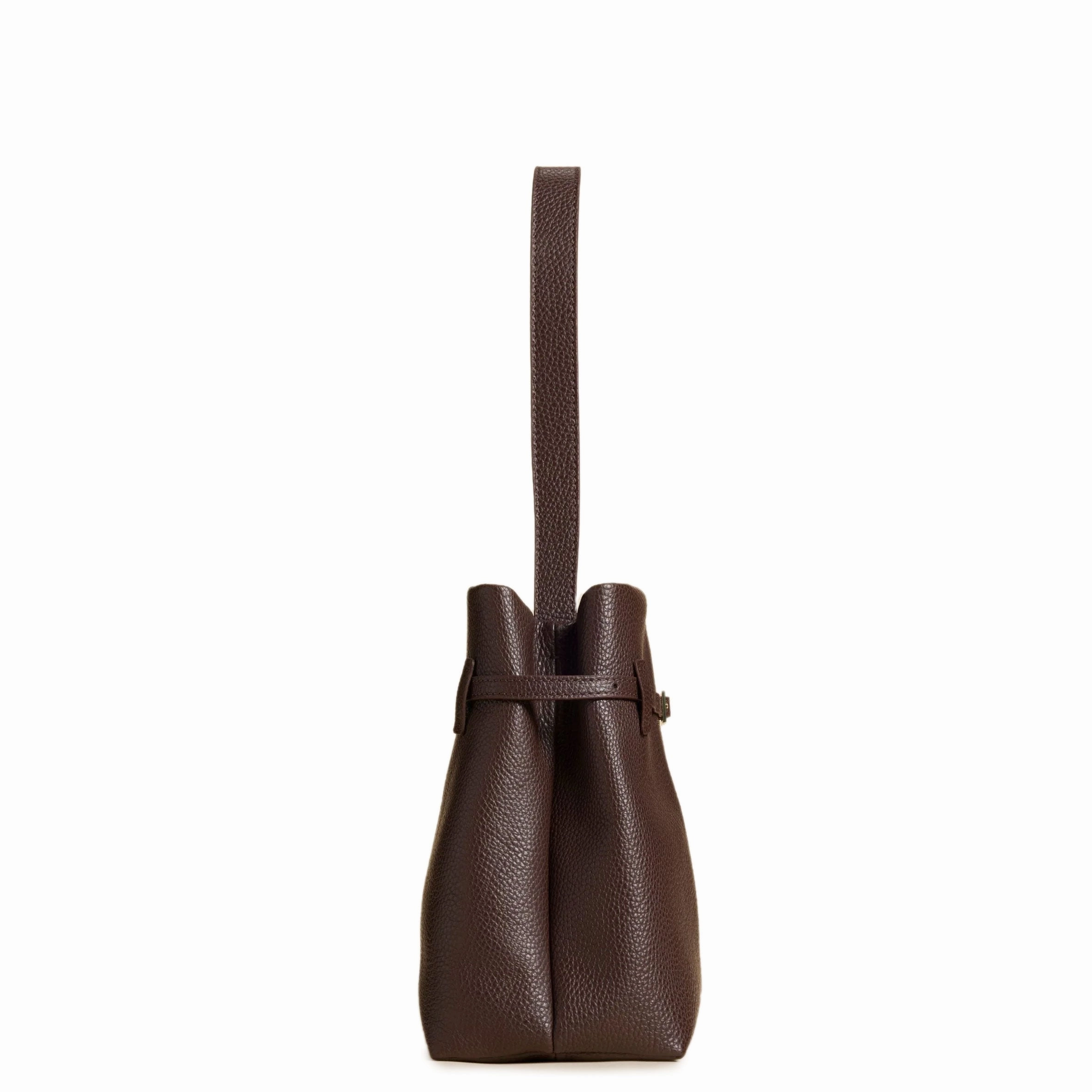 Mini Tote du Jour, Calf, Brown