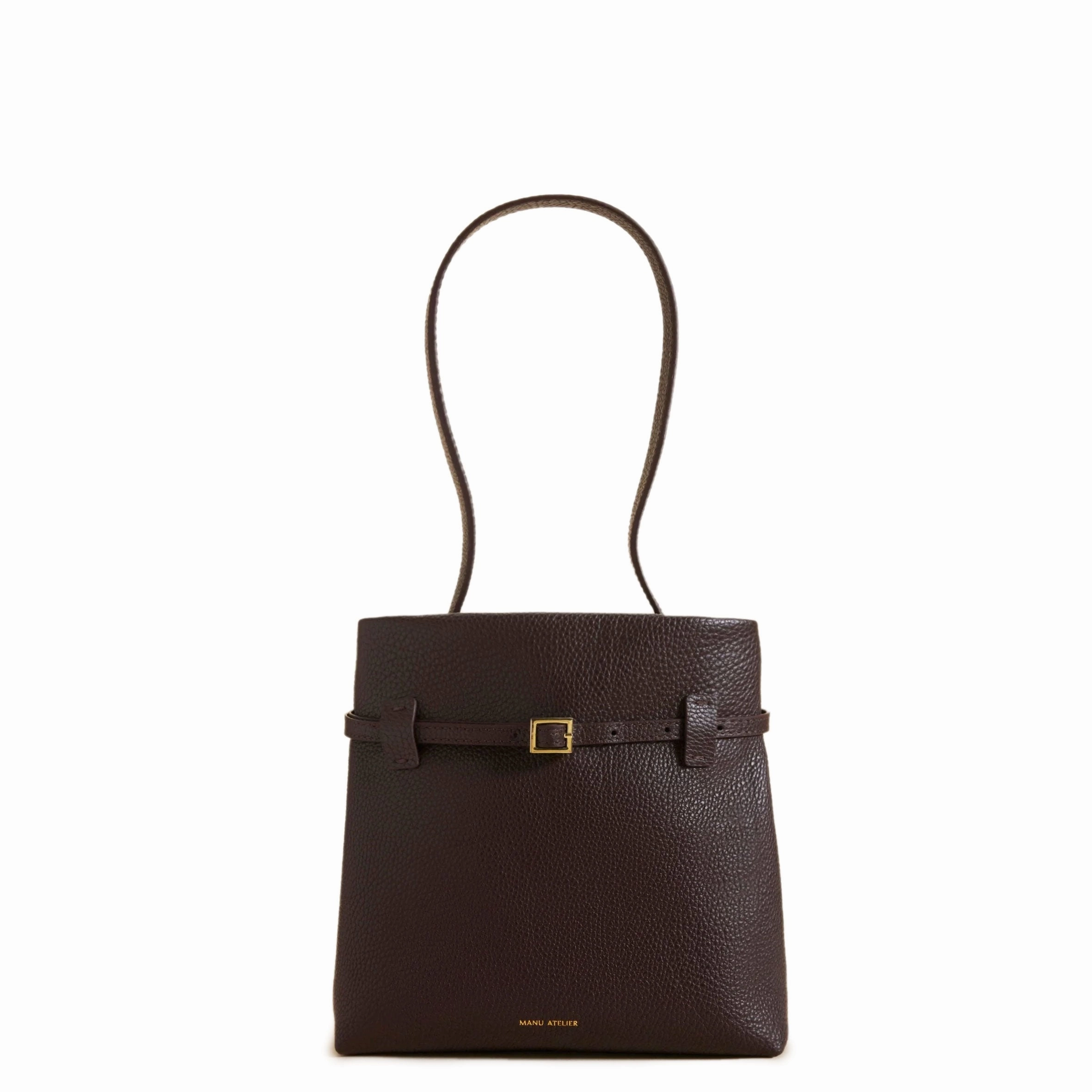 Mini Tote du Jour, Calf, Brown