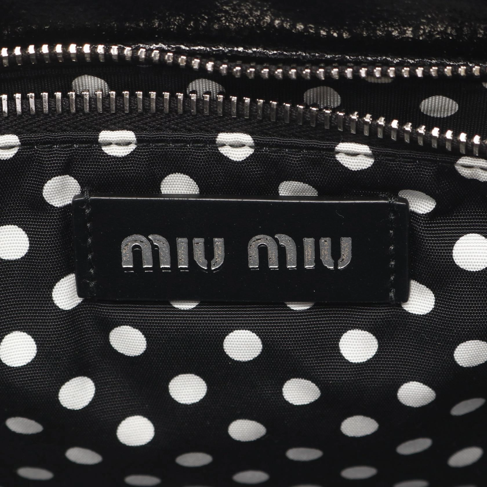 Miu Miu Patent Leather Tote Bag