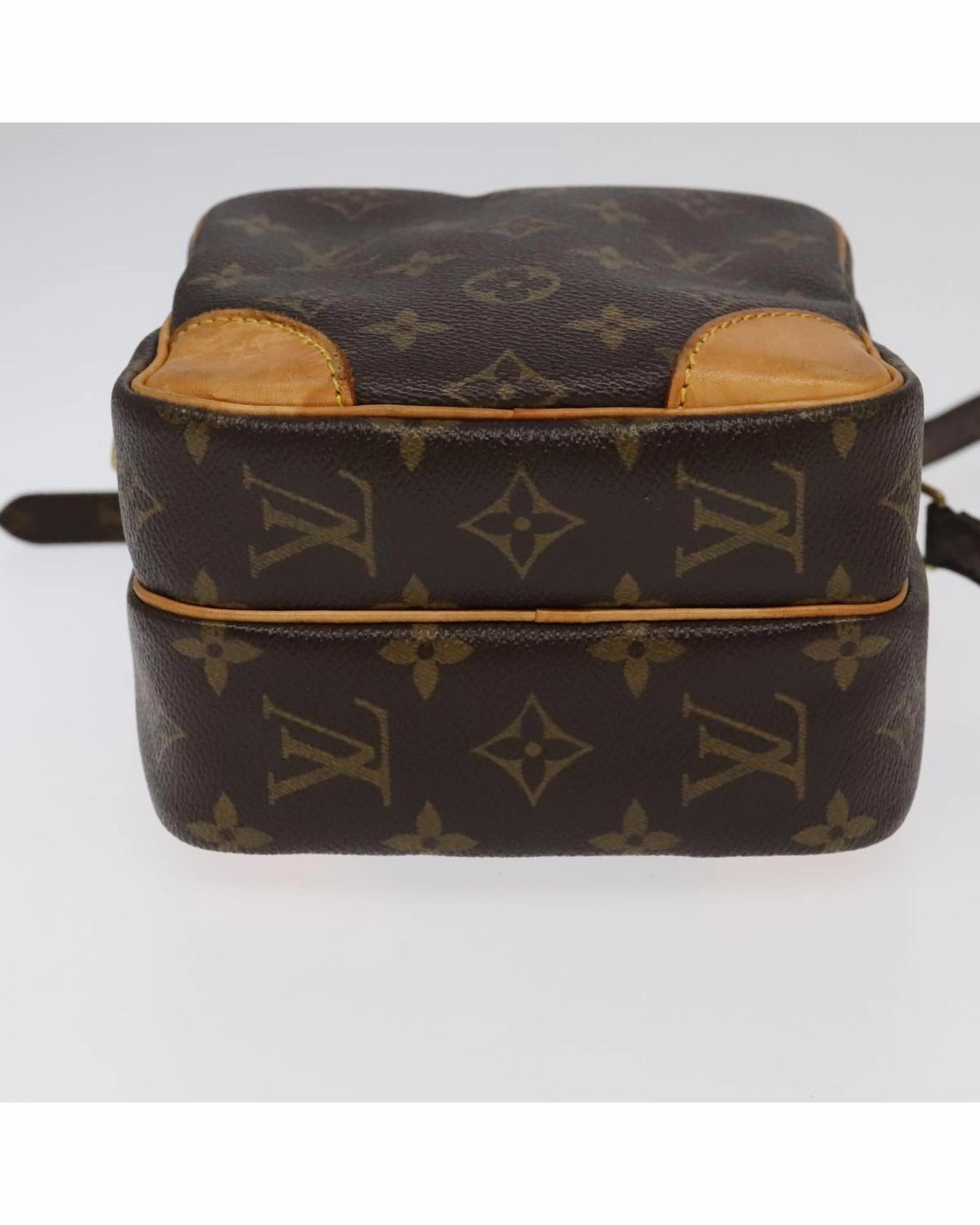 Monogram Canvas Shoulder Bag with Adjustable Strap
