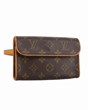 Monogram Canvas Waist Bag with Adjustable Shoulder Strap