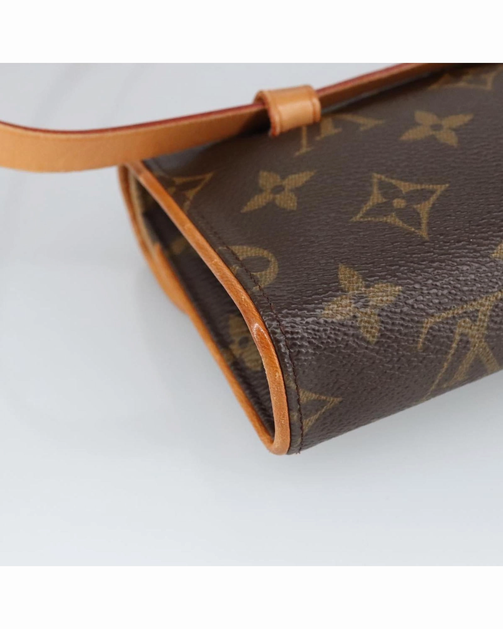 Monogram Canvas Waist Bag with Adjustable Shoulder Strap