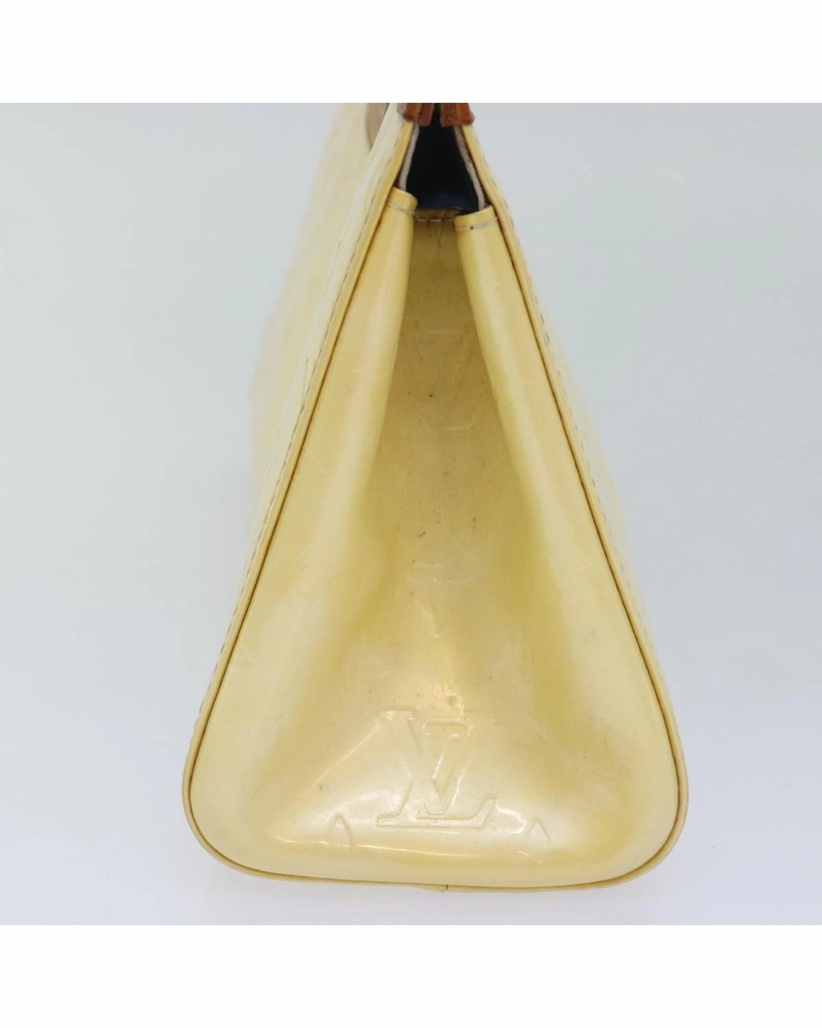 Monogram Vernis Roxbury Drive Patent Leather Hand Bag with Shoulder Strap
