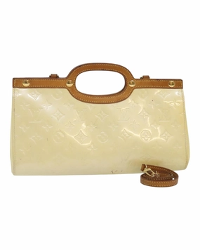 Monogram Vernis Roxbury Drive Patent Leather Hand Bag with Shoulder Strap