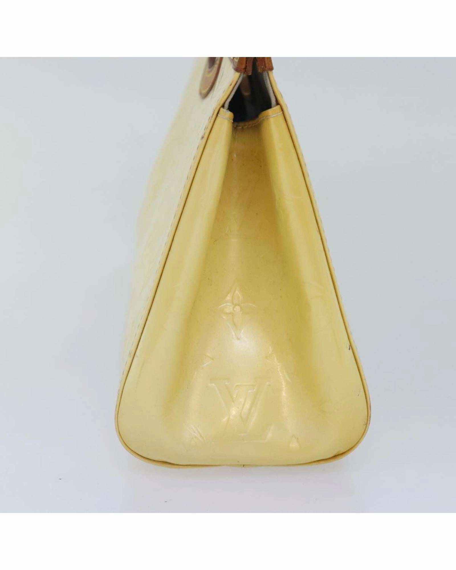 Monogram Vernis Roxbury Drive Patent Leather Hand Bag with Shoulder Strap
