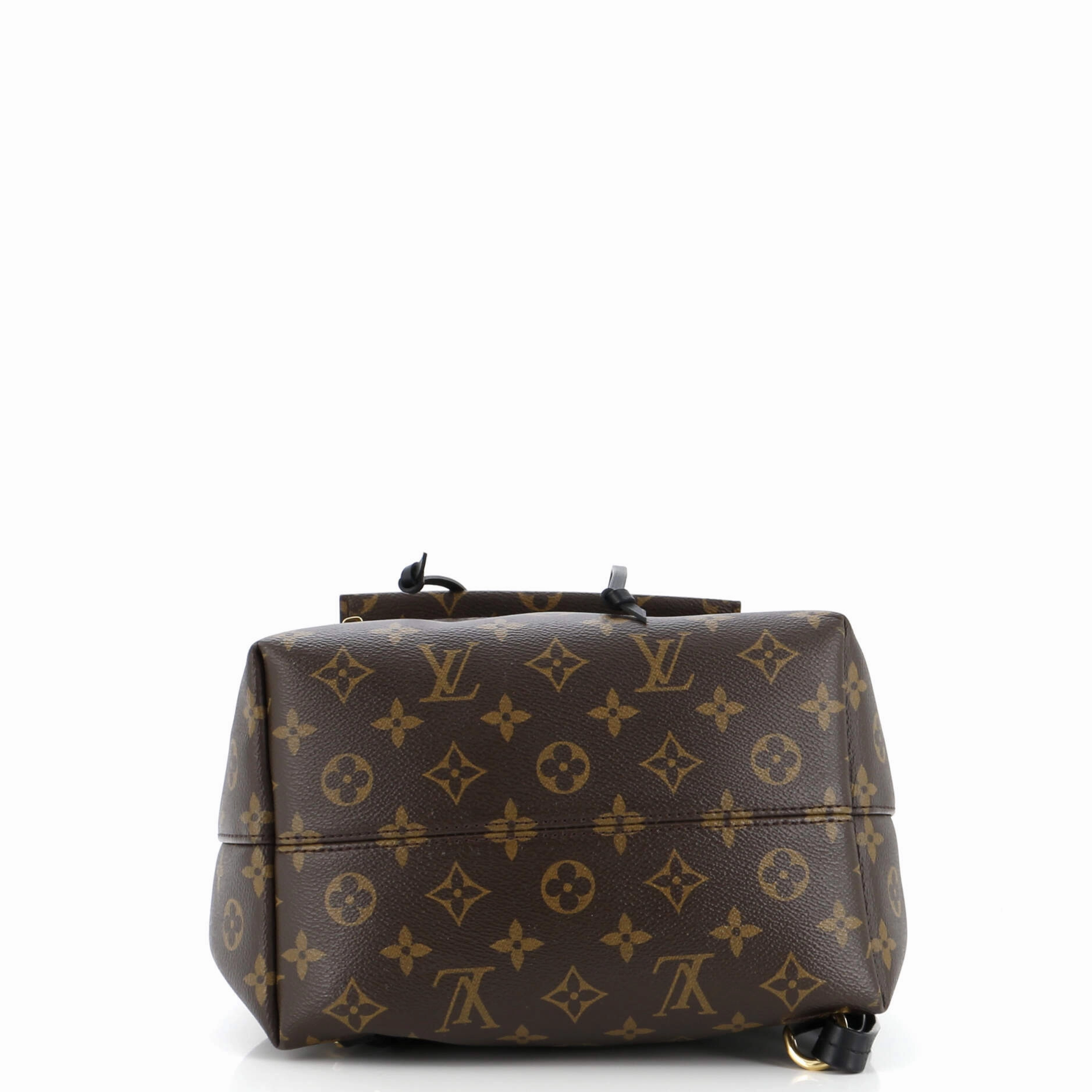 Montsouris NM Backpack Monogram Canvas with Leather PM