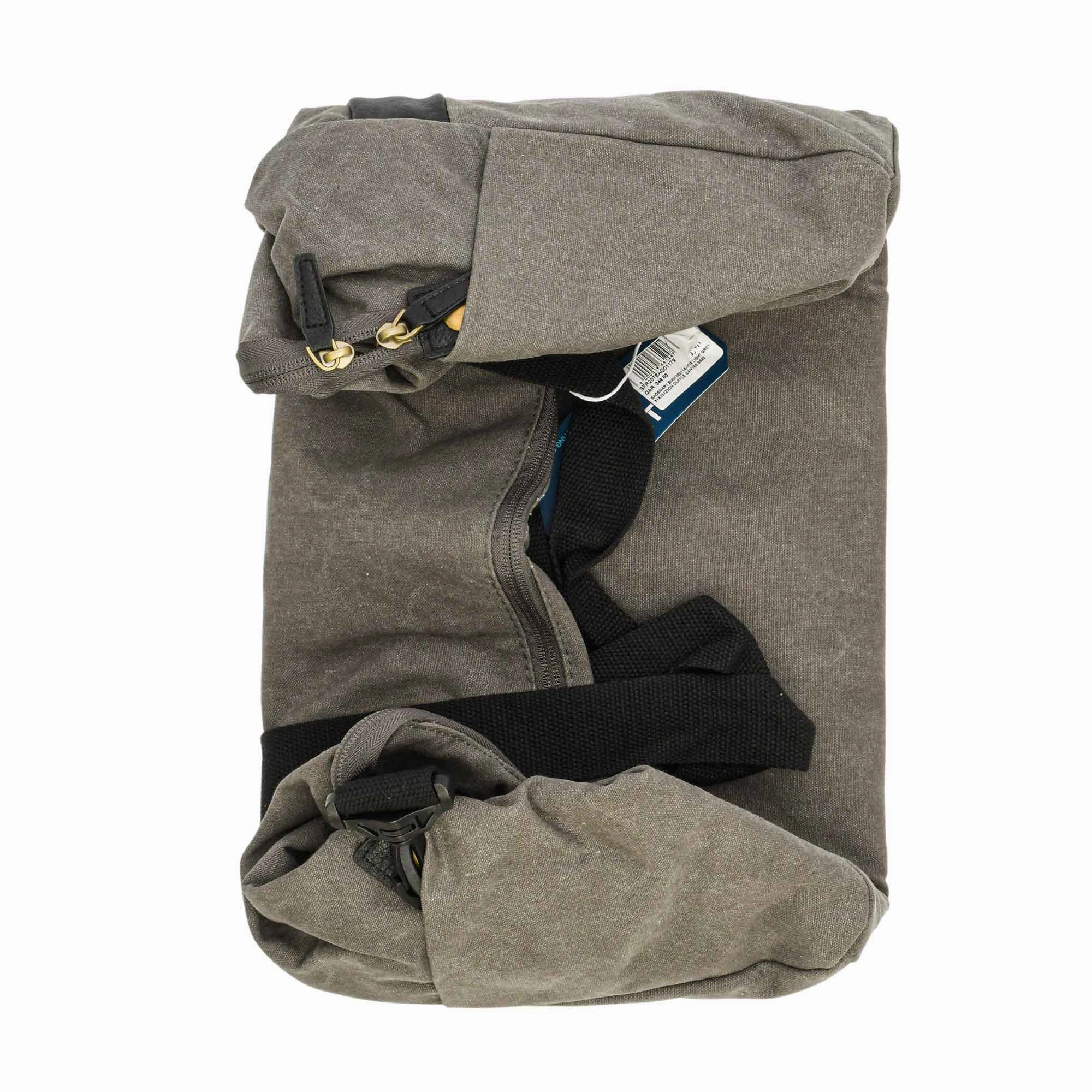Mosafer Bag-smart Light Grey Duffle Canvas, Size: 51X33X23cm