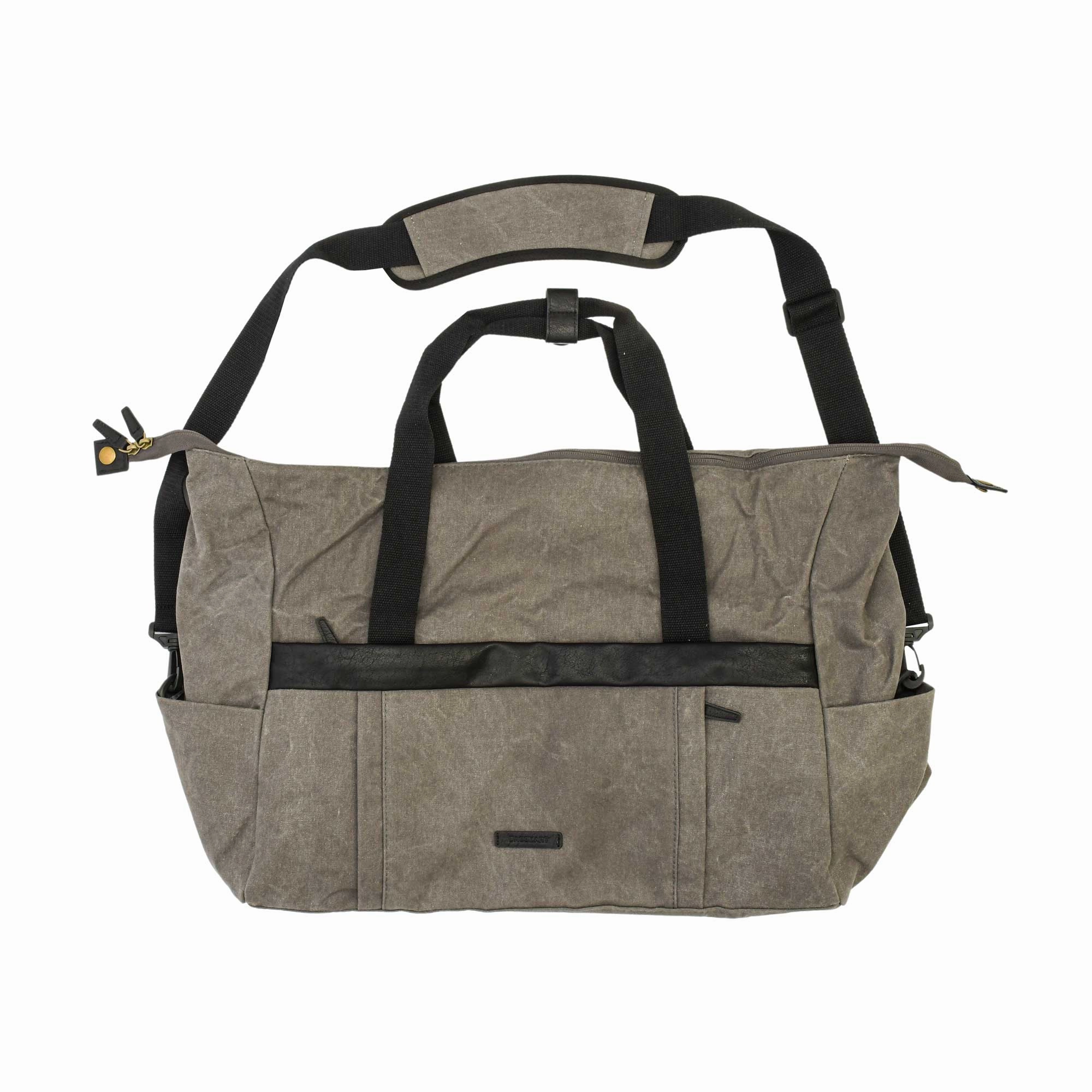 Mosafer Bag-smart Light Grey Duffle Canvas, Size: 51X33X23cm