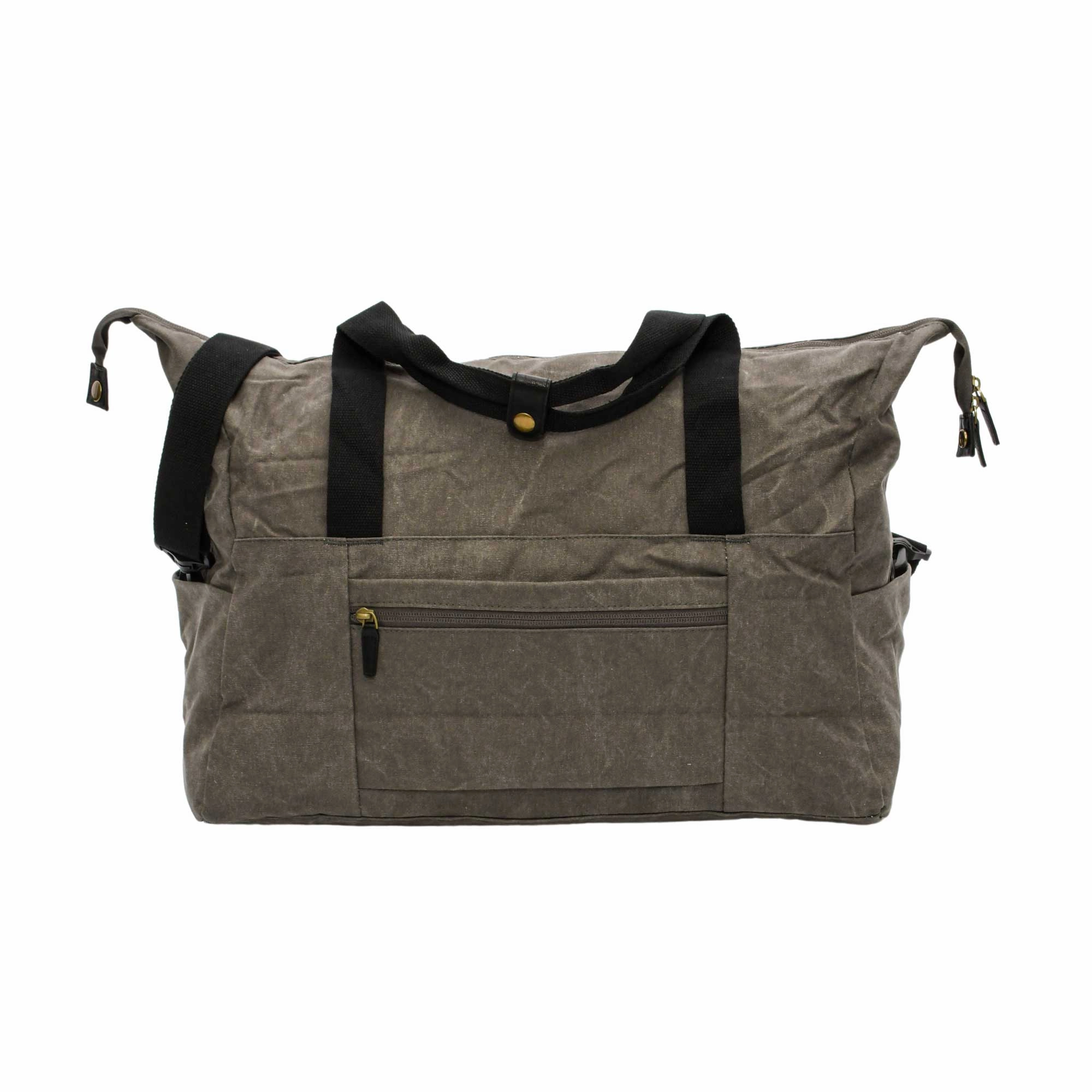 Mosafer Bag-smart Light Grey Duffle Canvas, Size: 51X33X23cm