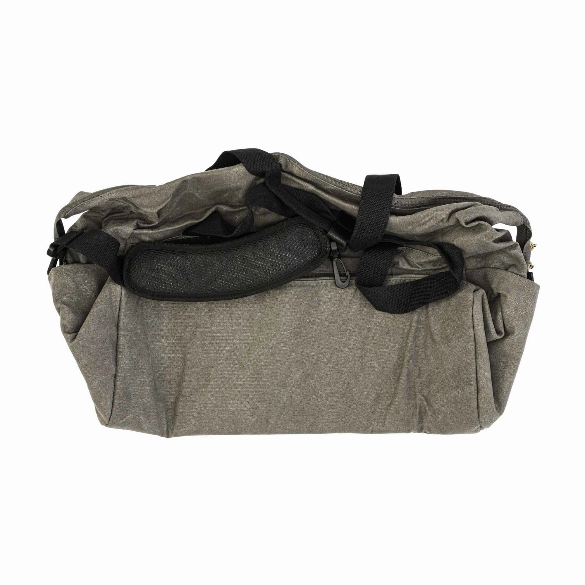 Mosafer Bag-smart Light Grey Duffle Canvas, Size: 51X33X23cm