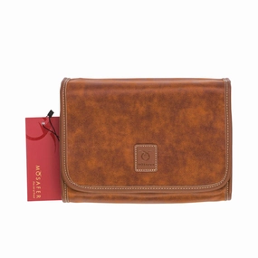 Mosafer Men's Seasonal Collection Brown Hanging Toiletry 23X17X14cm