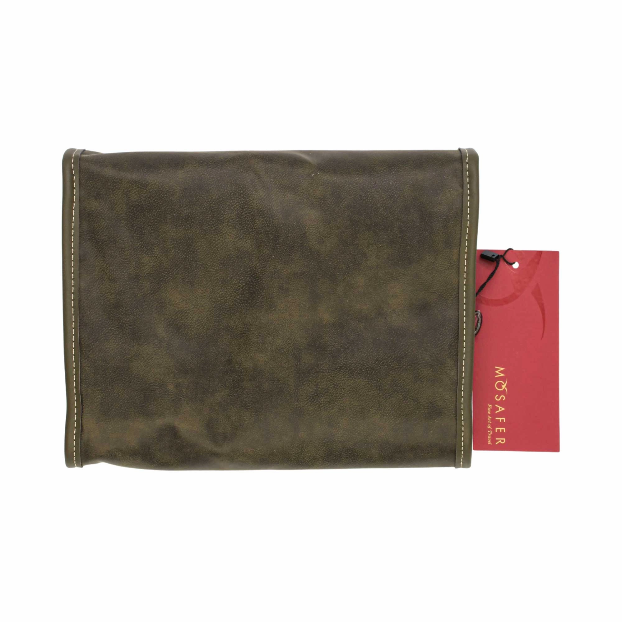 Mosafer Men's Seasonal collection Olive Hanging Toiletry, Size : 27X19X12cm