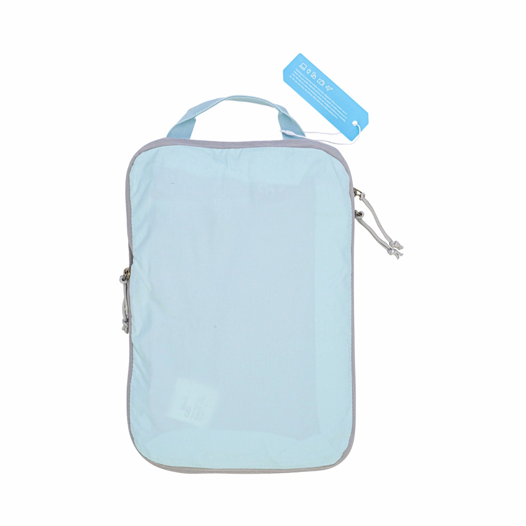 Mosafer Polyester Light Blue Packing Cubes, Size : 33.4X23.4X4.5cm