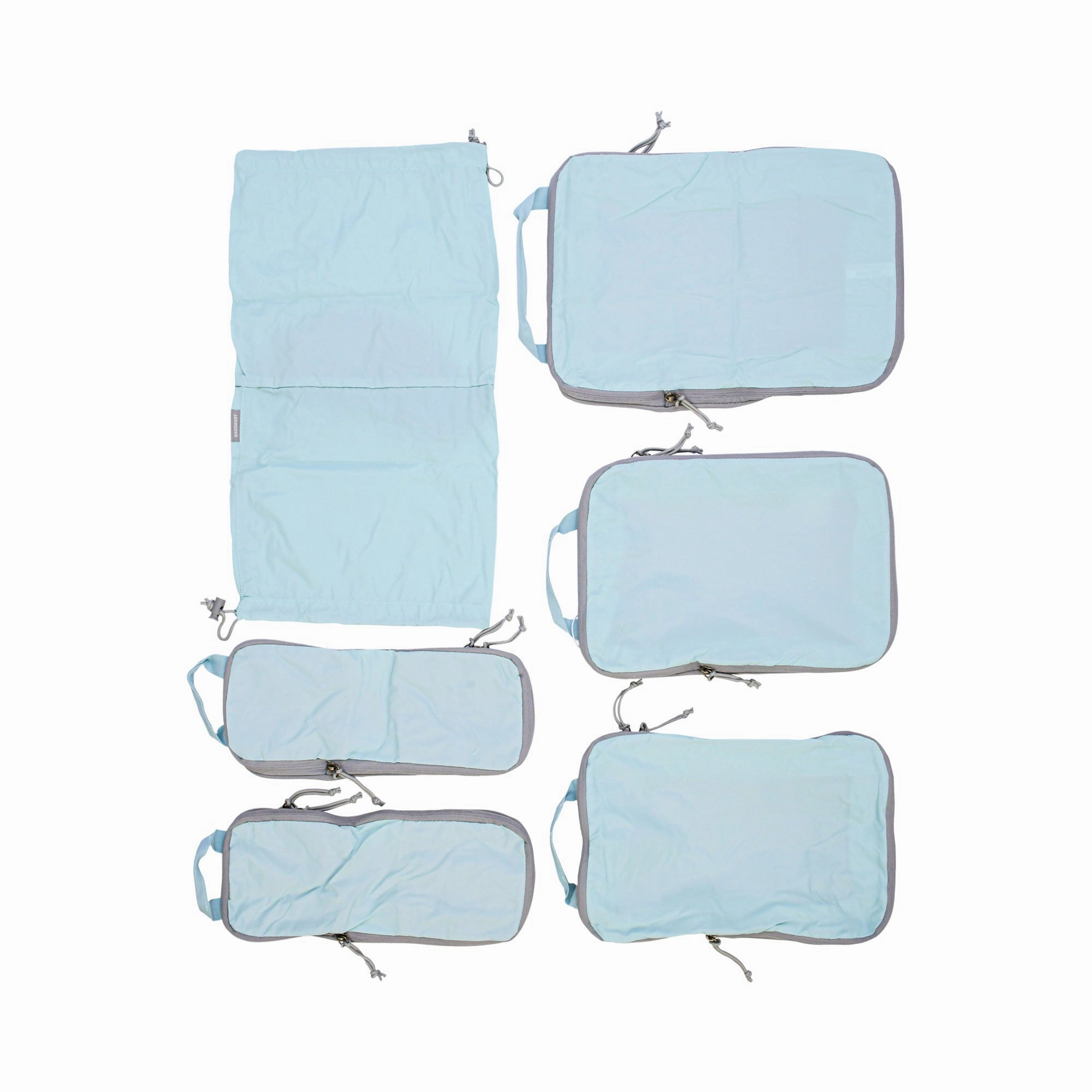 Mosafer Polyester Light Blue Packing Cubes, Size : 33.4X23.4X4.5cm