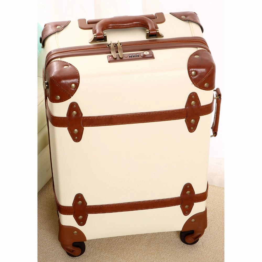 Mosafer Vintage Check-In Large Cream White Cream Whitesize Large