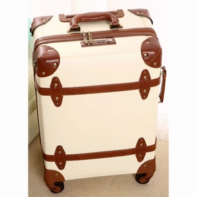 Mosafer Vintage Check-In Large Cream White Cream Whitesize Large