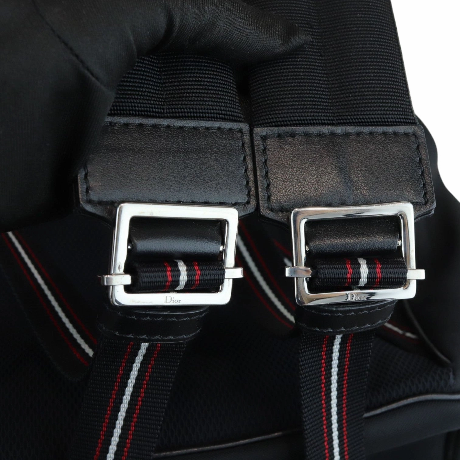 Motion Backpack Calfskin Nylon Black SHW