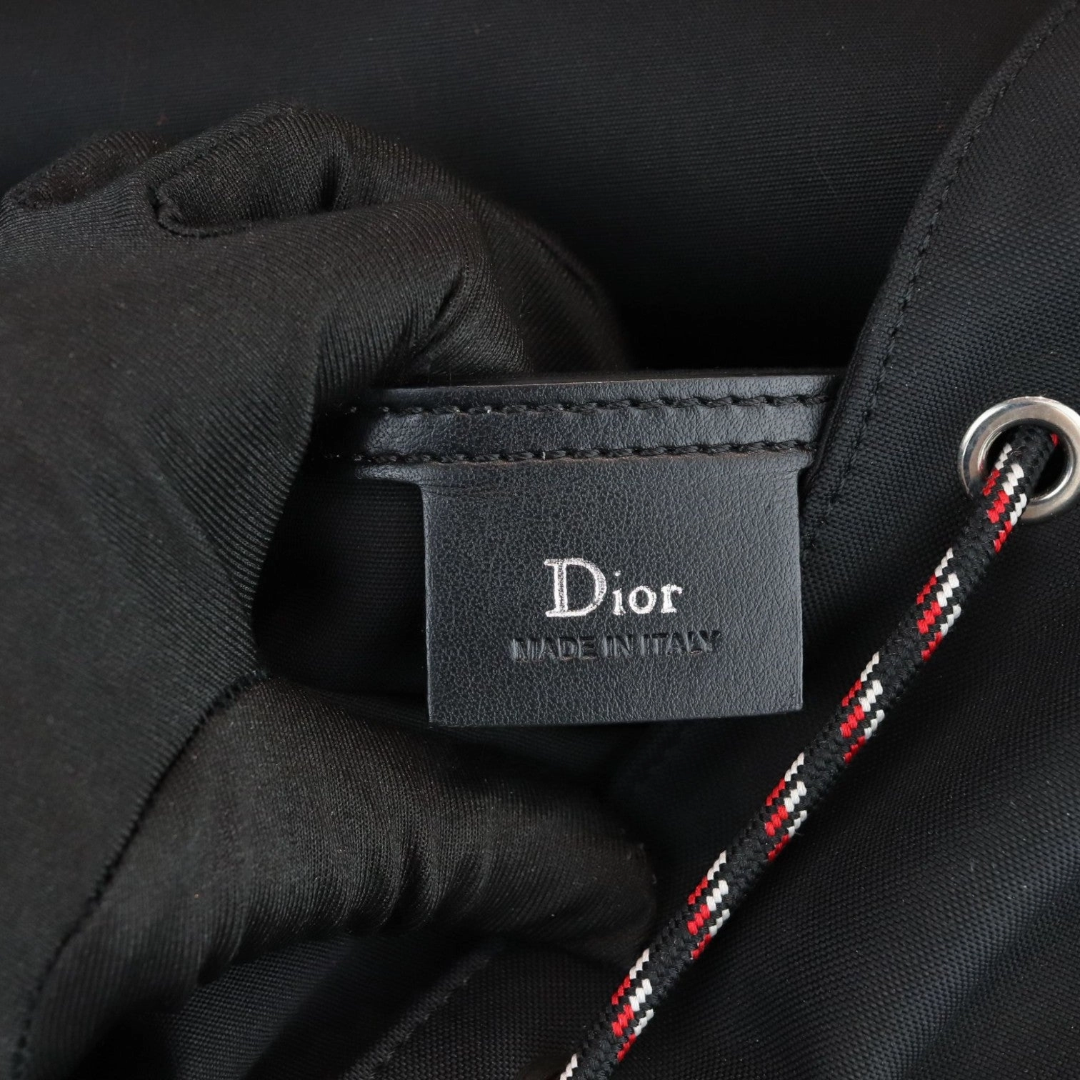 Motion Backpack Calfskin Nylon Black SHW