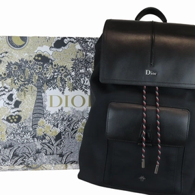 Motion Backpack Calfskin Nylon Black SHW