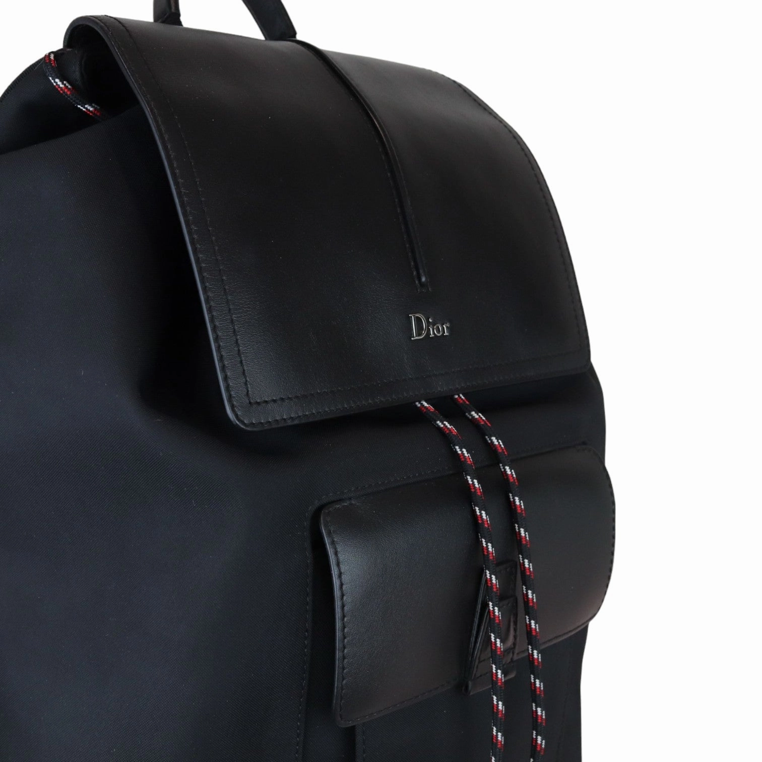Motion Backpack Calfskin Nylon Black SHW
