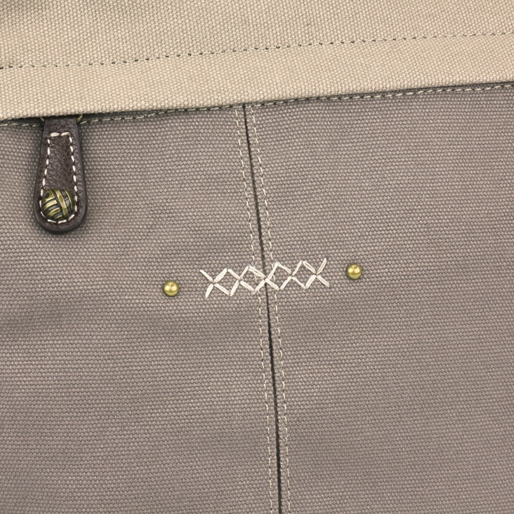 Multi Pocket Tote - Dark Gray