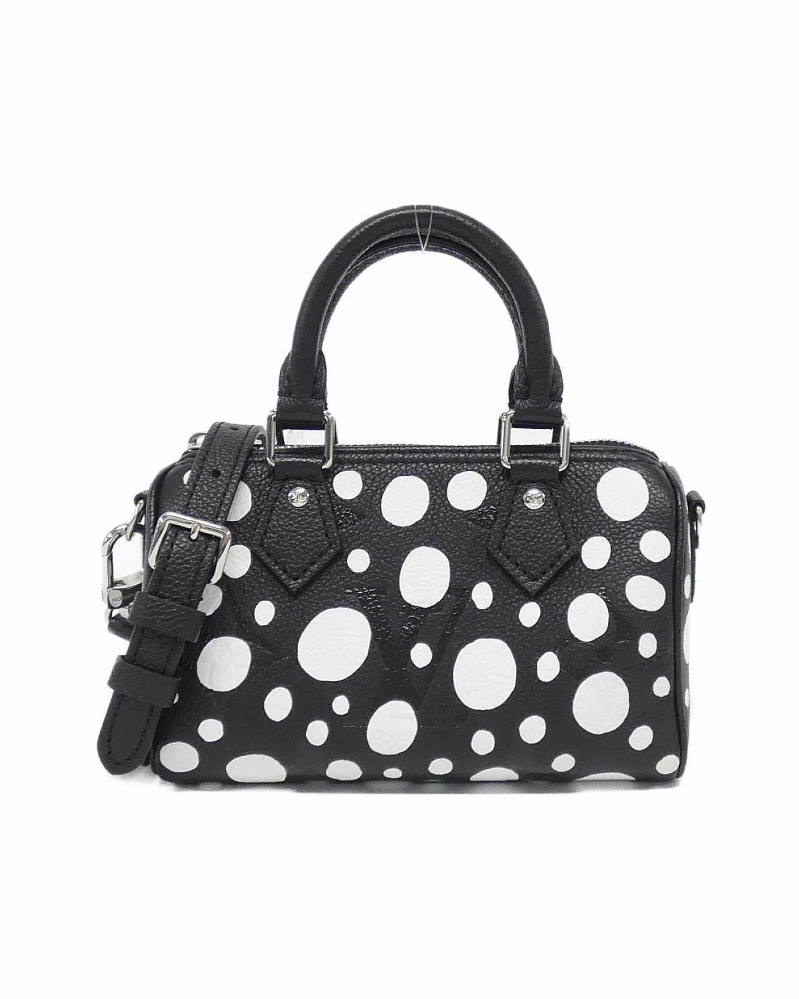 Nano Speedy Leather Shoulder Bag with Strap
