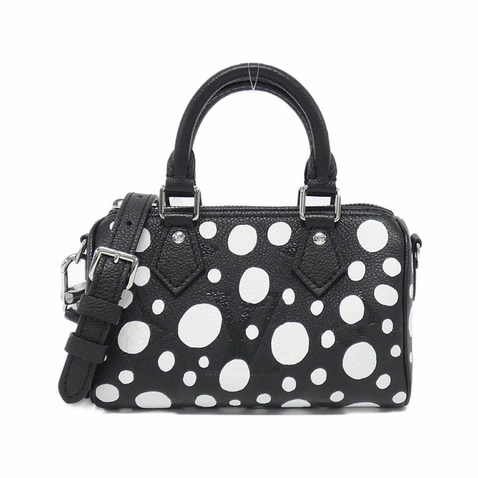 Nano Speedy Leather Shoulder Bag with Strap