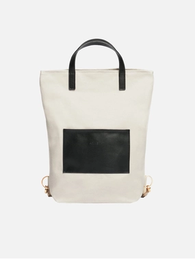 Natural Cotton Canvas Totepack | Desert Sand
