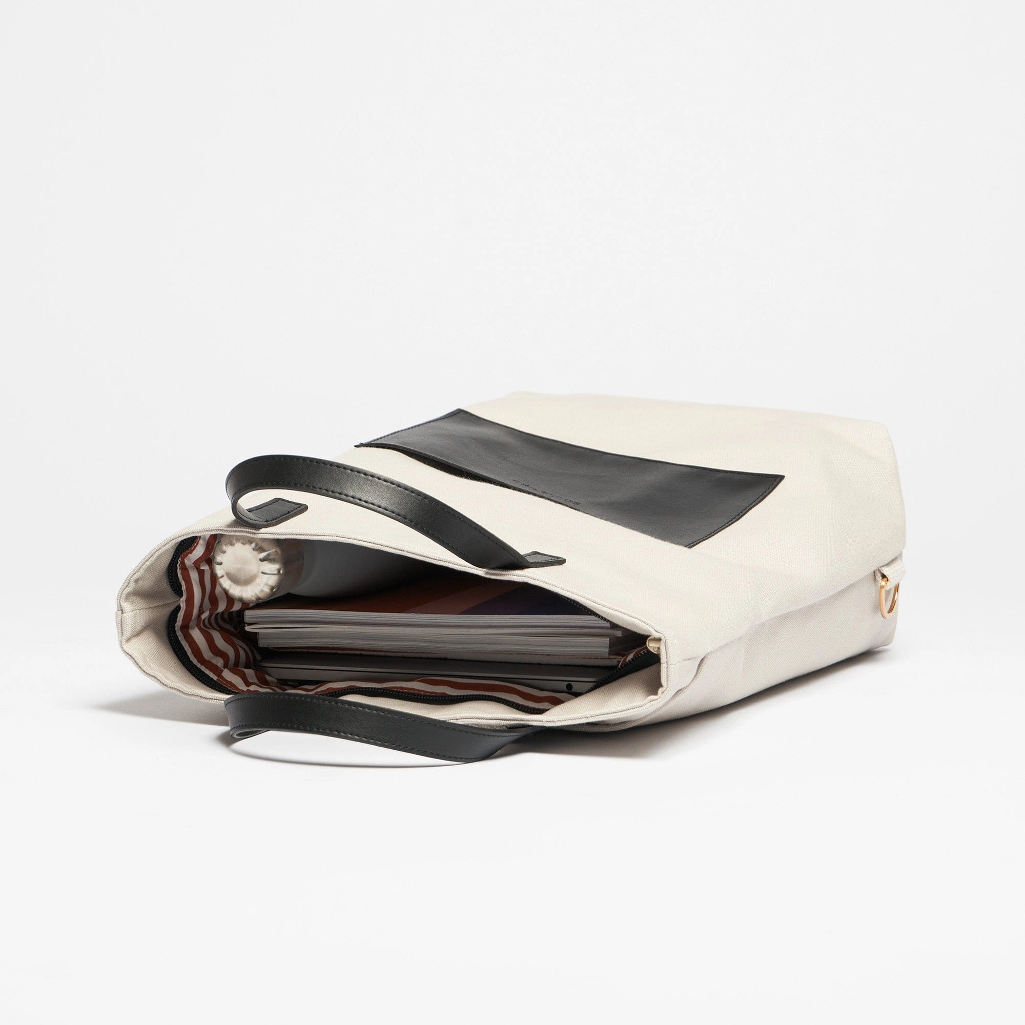 Natural Cotton Canvas Totepack | Desert Sand