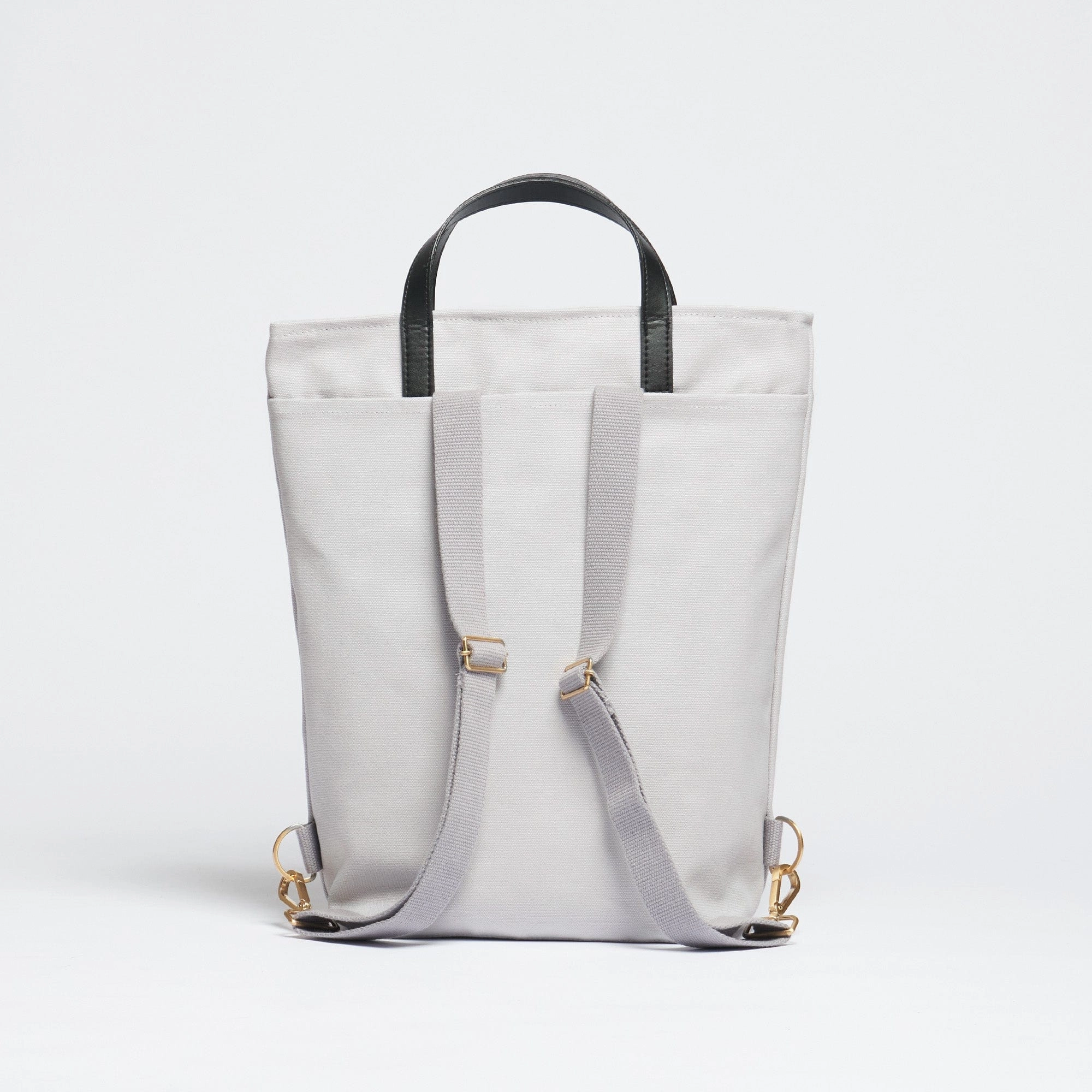 Natural Cotton Canvas Totepack | Dust Grey