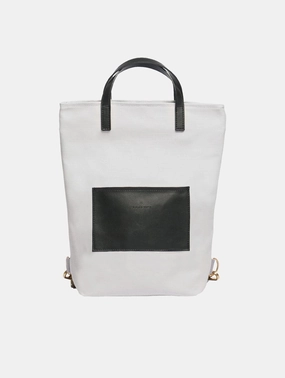 Natural Cotton Canvas Totepack | Dust Grey