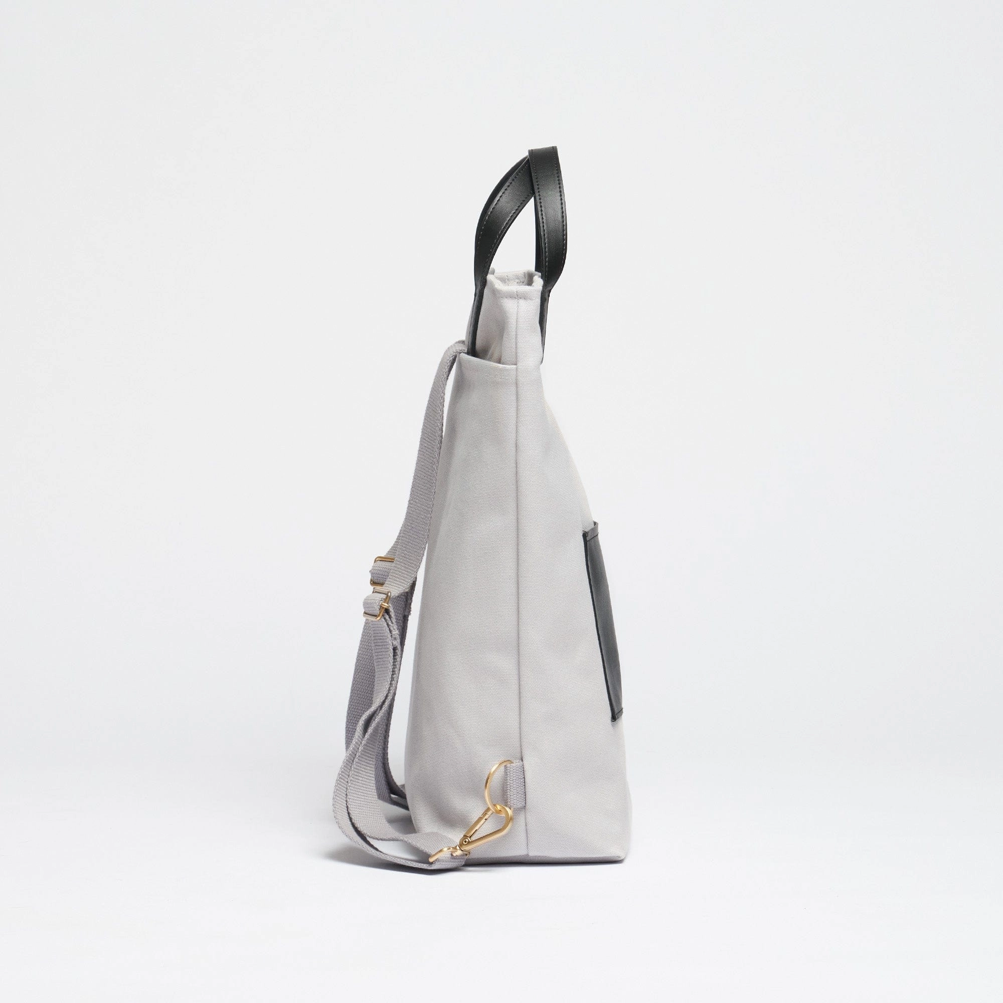 Natural Cotton Canvas Totepack | Dust Grey