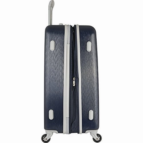 Nautica Lifeboat 24 Inch Hardside Expandable Suitcase, Classic Navy