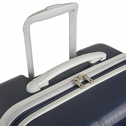 Nautica Lifeboat 24 Inch Hardside Expandable Suitcase, Classic Navy