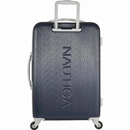 Nautica Lifeboat 24 Inch Hardside Expandable Suitcase, Classic Navy