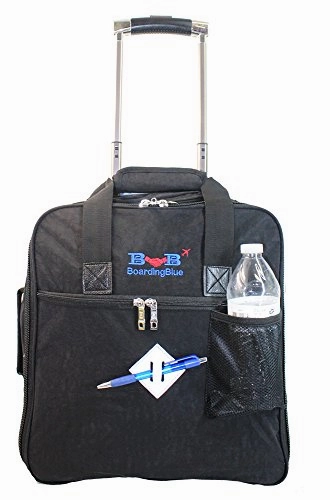 New BoardingBlue Allegiant Air Rolling Free Personal item Under Seat (Black)