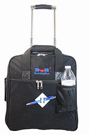 New BoardingBlue Allegiant Air Rolling Free Personal item Under Seat (Black)
