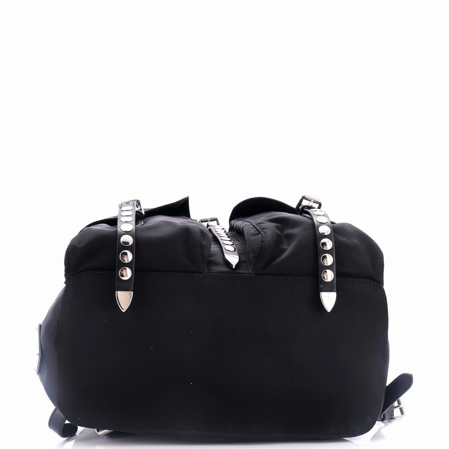 New Vela Backpack Tessuto with Studded Leather