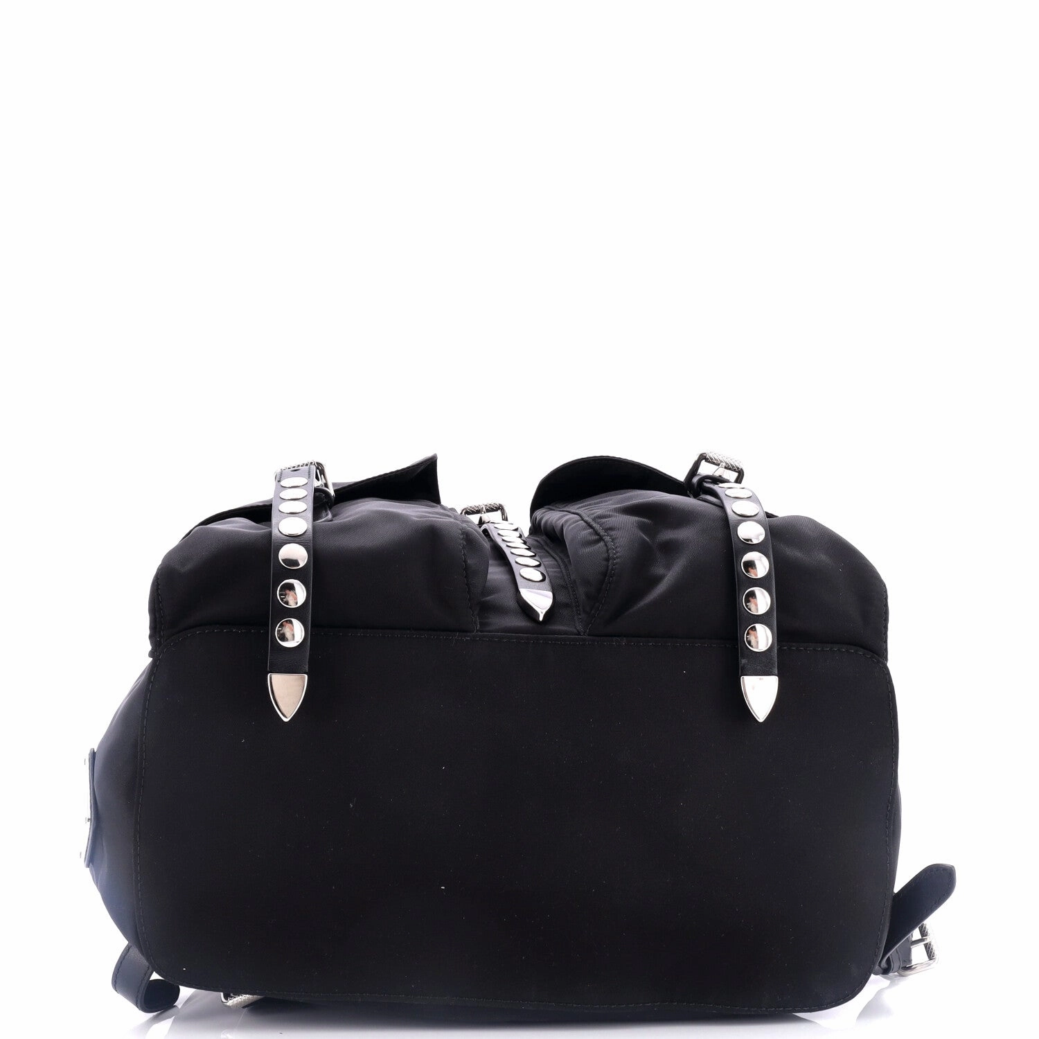 New Vela Backpack Tessuto with Studded Leather