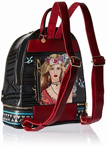 Nicole Lee Women's Multi-Functional [Pink] Smart Lunch Backpack, Insulated Bottom Compartment, Elsa's Dream Catcher, One Size