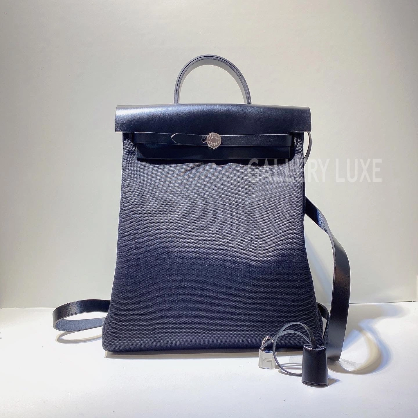 No.3142-Hermes Herbag A Dos Zip Retourne Tilt Backpack (Brand New / )