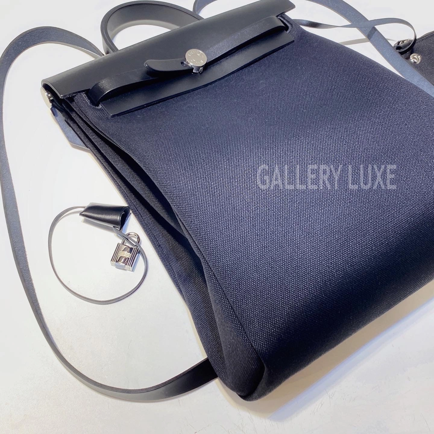 No.3142-Hermes Herbag A Dos Zip Retourne Tilt Backpack (Brand New / )