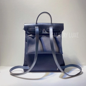 No.3142-Hermes Herbag A Dos Zip Retourne Tilt Backpack (Brand New / )
