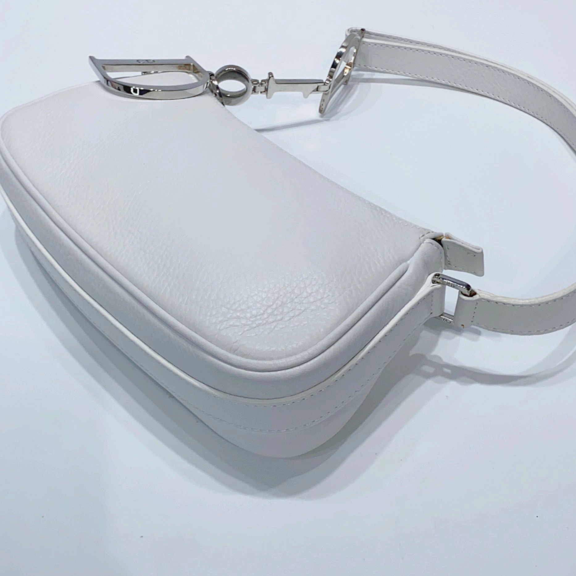 No.3914-Dior Vintage Leather Logo Shoulder Bag