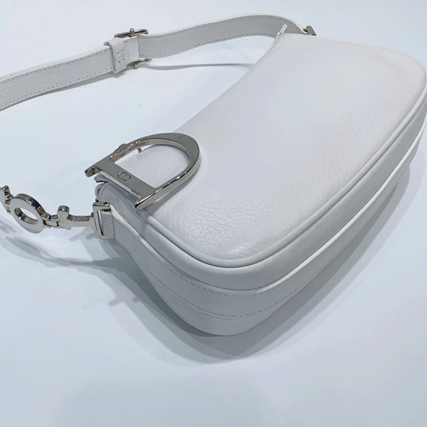 No.3914-Dior Vintage Leather Logo Shoulder Bag