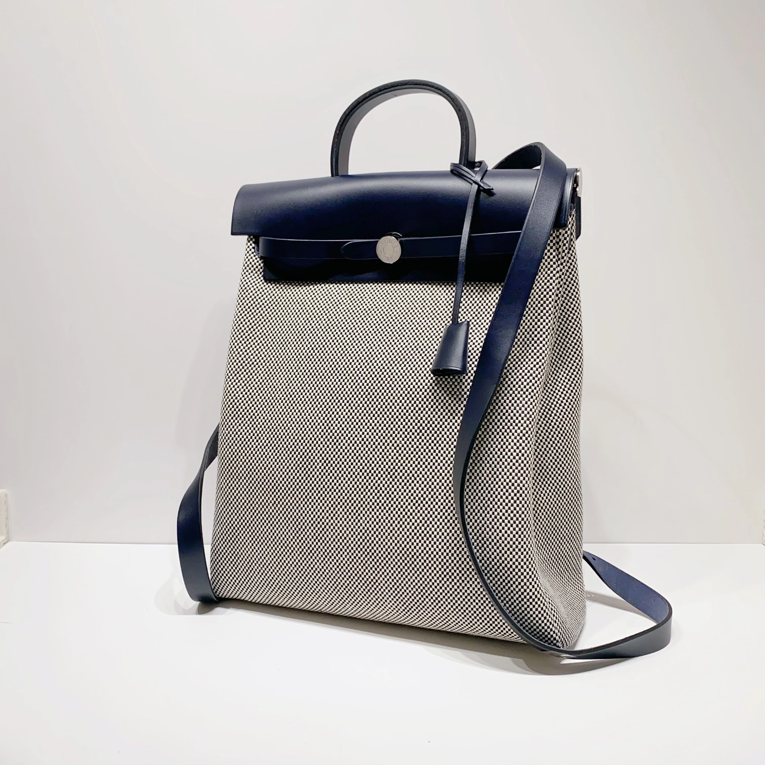 No.4143-Hermes Herbag A Dos Zip Retourne Tilt Backpack